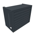 Atole - Habillage groupe T1 Ventelles avec Capot Gris anthracite RAL 7016