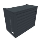 Atole - Habillage groupe T1 Ventelles Acoustique avec Capot Gris RAL 7016