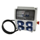 Atole - Coffret prises 4 PC 16A NF, arrêt d'urgence