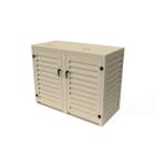 Atole - Complement Abri poubelle 240L - module comp pour 1 poubelle - Creme