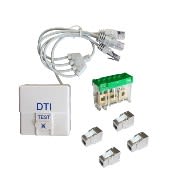 Atole - KIT GRADE 3TV - 1 DTI 4 Sorties + 4 RJ45 CAT6A +1 BORNIER TERRE