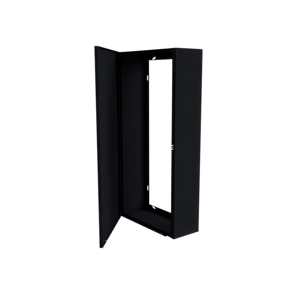 Atole - Coffret d'hab. PC+2R 670 x 340 x 140 mm - Noir RAL9005 MAT