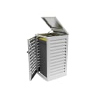 Atole - Abri poubelle de 360L - Module initial pour 1 poubelle - Blanc