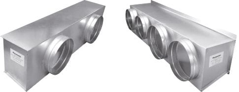 Panasonic Chauffage et climatisation - Plenums pour Gainable haute pression (3 sorties) Pac i & Eco i