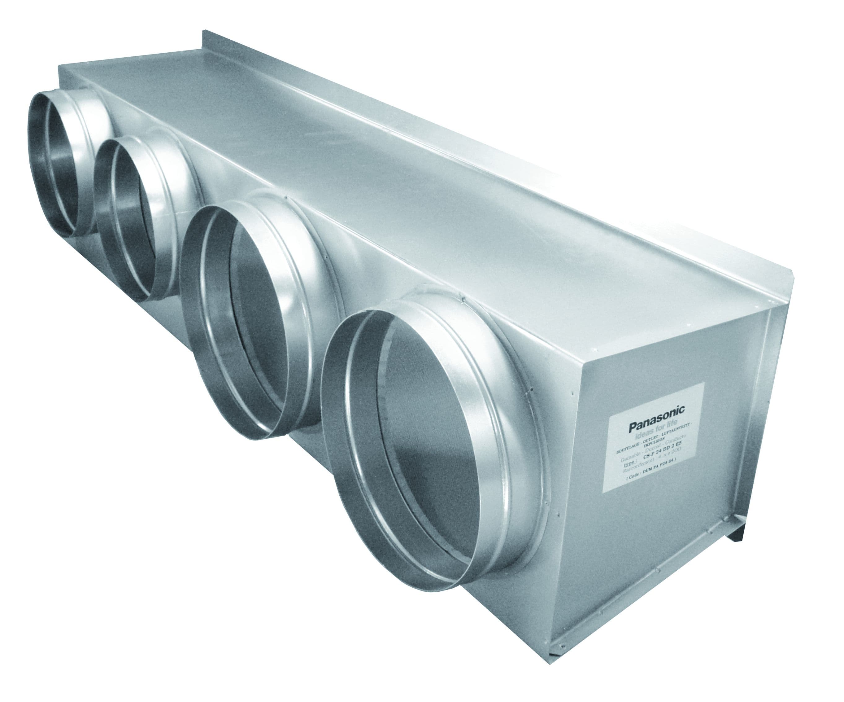 Panasonic Chauffage et climatisation - Plenum de sortie (3) pour gainables ultra compact Pac i & Eco i