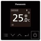 Panasonic Chauffage et climatisation - Télécommande filaire simplifiée avec connectivité Bluetooth - Noire