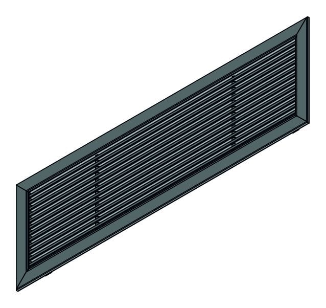 Panasonic Chauffage et climatisation - Grille Kit télescopique pour le racc. air ext.