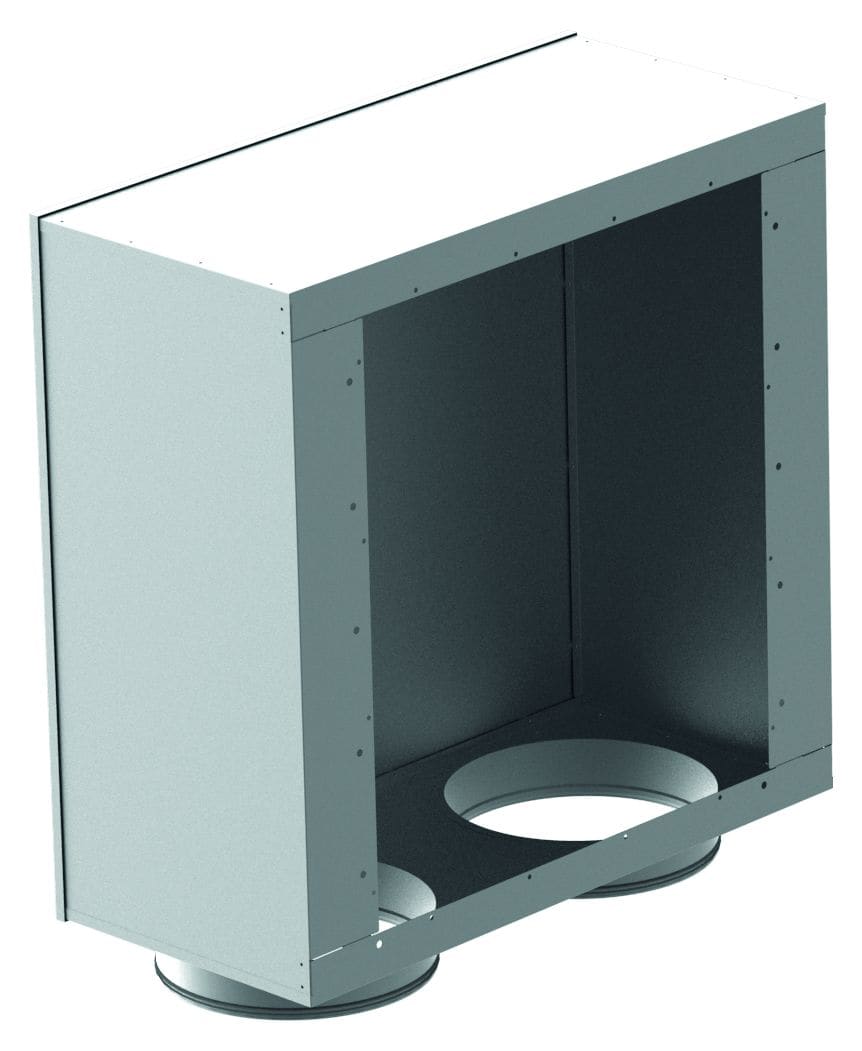 Panasonic Chauffage et climatisation - Plénum d?admission d?air gainé (2 x DN 355 mm) pour VTVF250N et VTVF250P