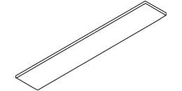 Panasonic Chauffage et climatisation - Kit de couvercle inférieur pour installation en hauteur