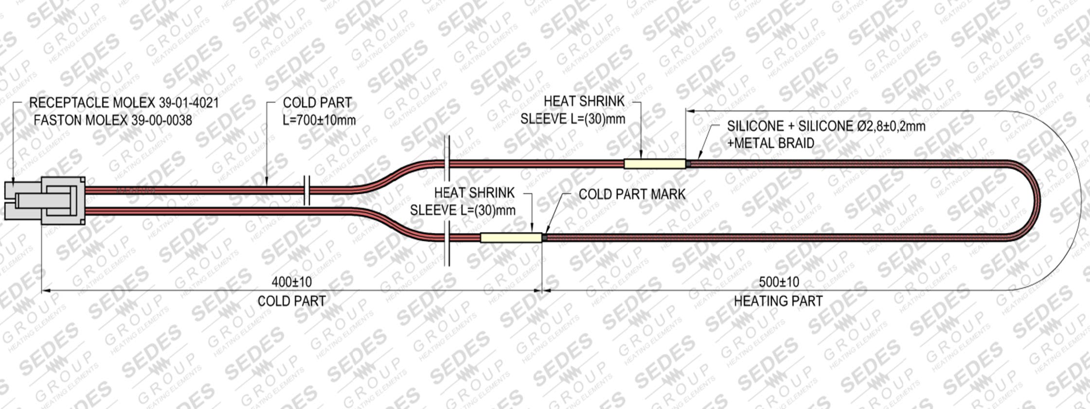 Panasonic Chauffage et climatisation - Kit réchauffeur tuyau pour les condensats