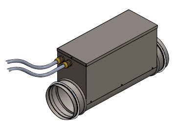 Panasonic Chauffage et climatisation - Résistance Électrique de conduit 1,0 kW. DN 160 mm.