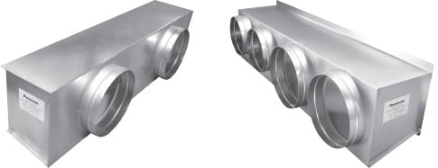 Panasonic Chauffage et climatisation - Plenums pour Gainable haute pression (3 sorties) PACi & ECOi