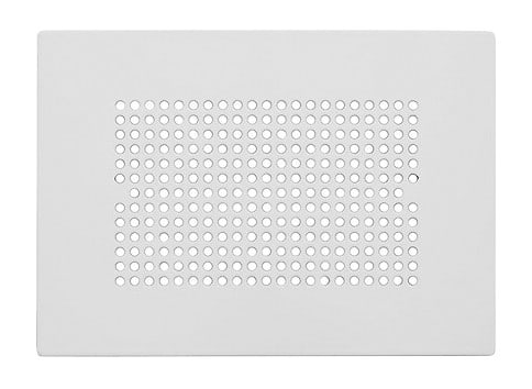 Panasonic Chauffage et climatisation - Aquarea Vent - 4 grilles perforées, trous ronds. Acier, fini blanc, 360 x 260 mm