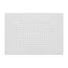 Panasonic Chauffage et climatisation - Aquarea Vent - 4 grilles perforées, trous ronds. Acier, fini blanc, 360 x 260 mm