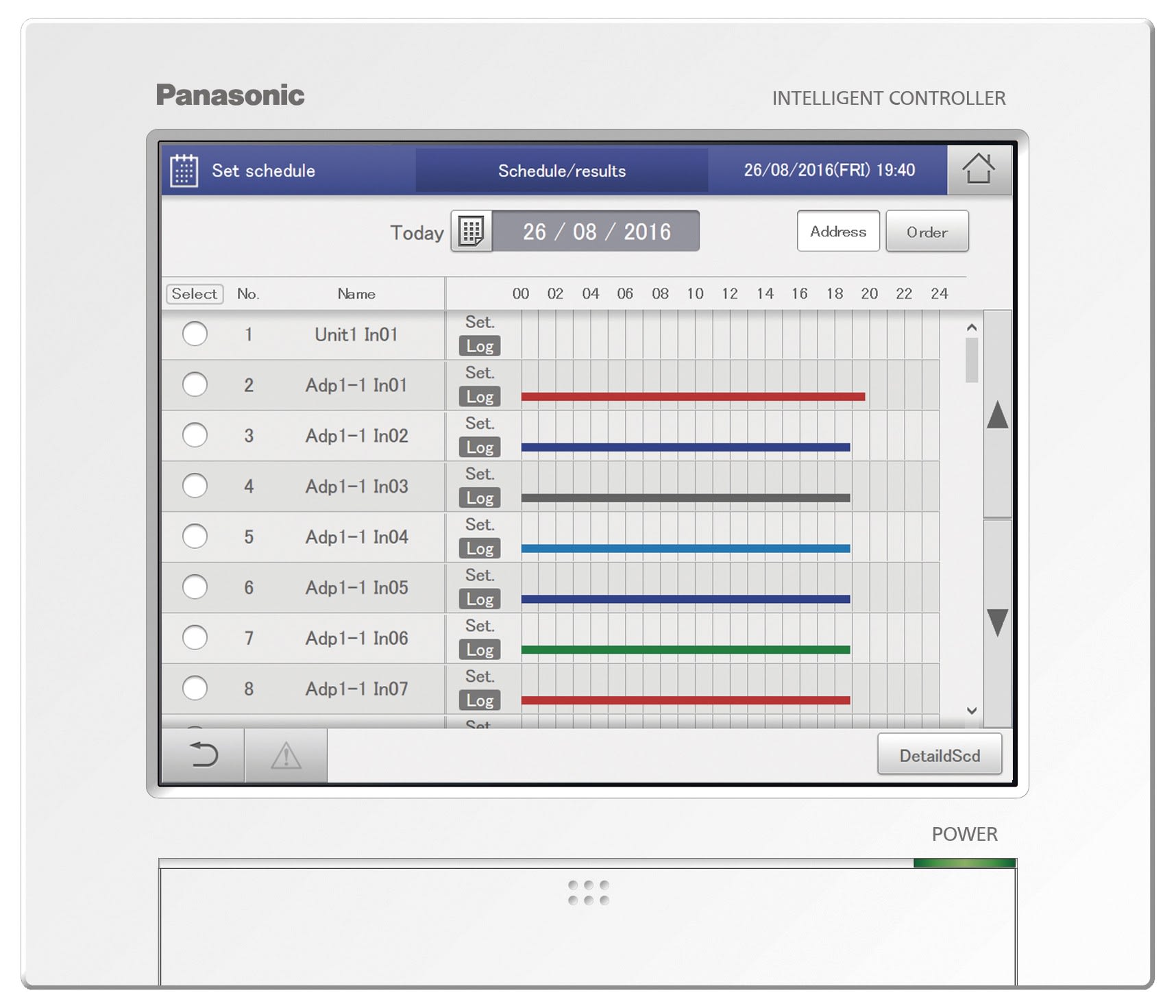 Panasonic Clim - Commande système