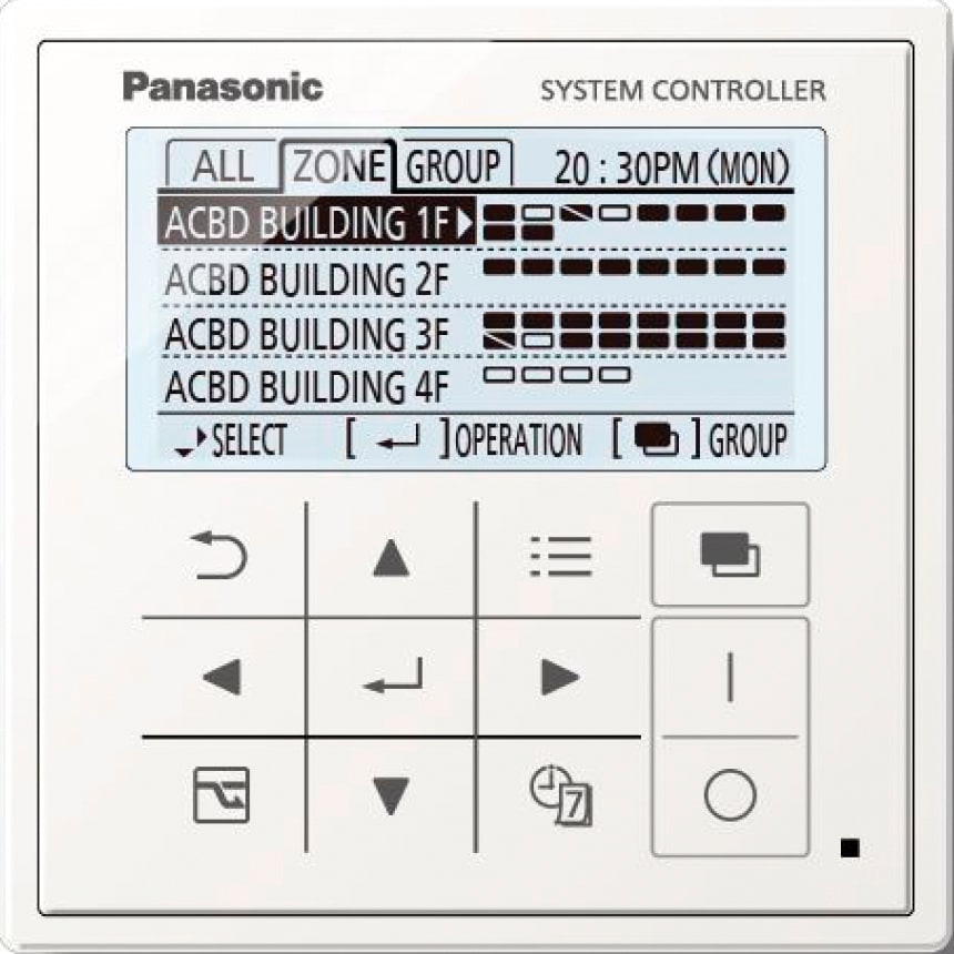 Panasonic Clim - Commande système