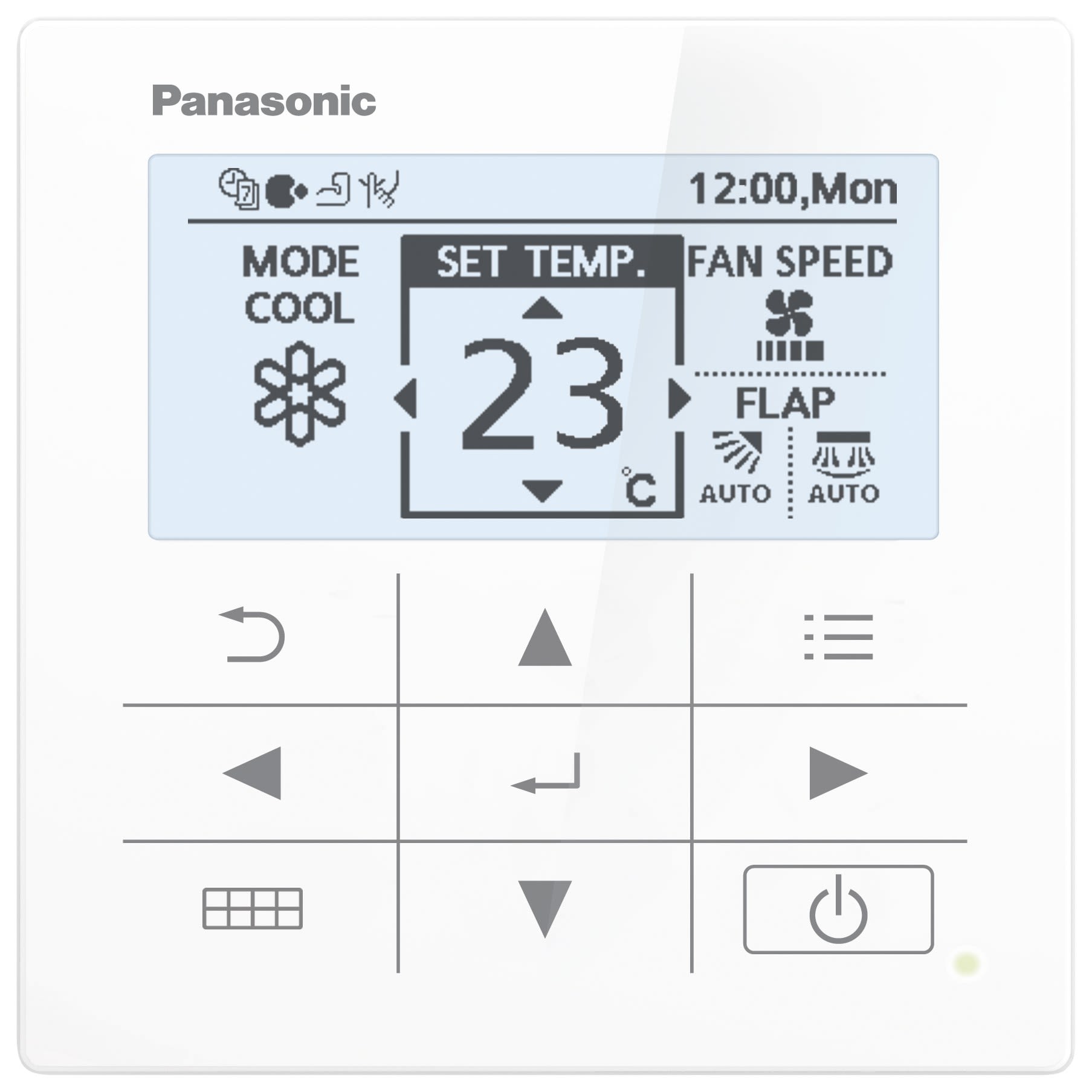 Panasonic Chauffage et climatisation - Télécommande filaire pour unité murale et console