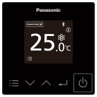 Panasonic Chauffage et climatisation - Télécommande filaire simplifiée avec connectivité Bluetooth - Noire