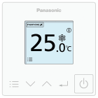 Panasonic Chauffage et climatisation - Télécommande tertiaire filaire simplifiée - Blanche