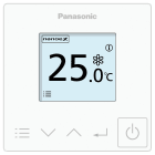 Panasonic Chauffage et climatisation - Télécommande tertiaire filaire simplifiée - Blanche