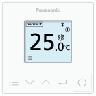 Panasonic Chauffage et climatisation - Télécommande filaire simplifiée avec connectivité Bluetooth - Blanche