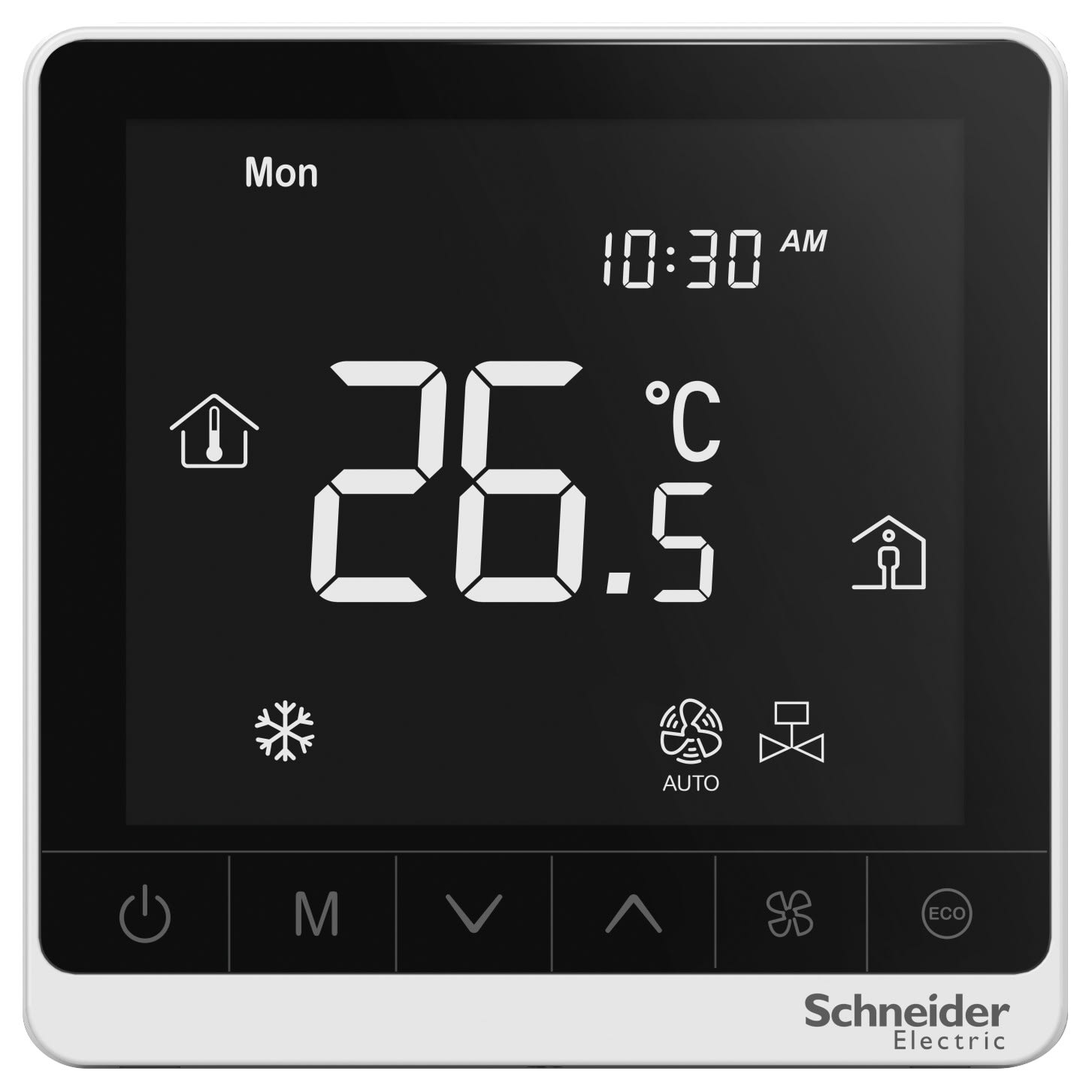 Panasonic Chauffage et climatisation - Télécommande filaire tactile pour ventilo-convecteur EC 2/4tubes (contr.+Modbus)