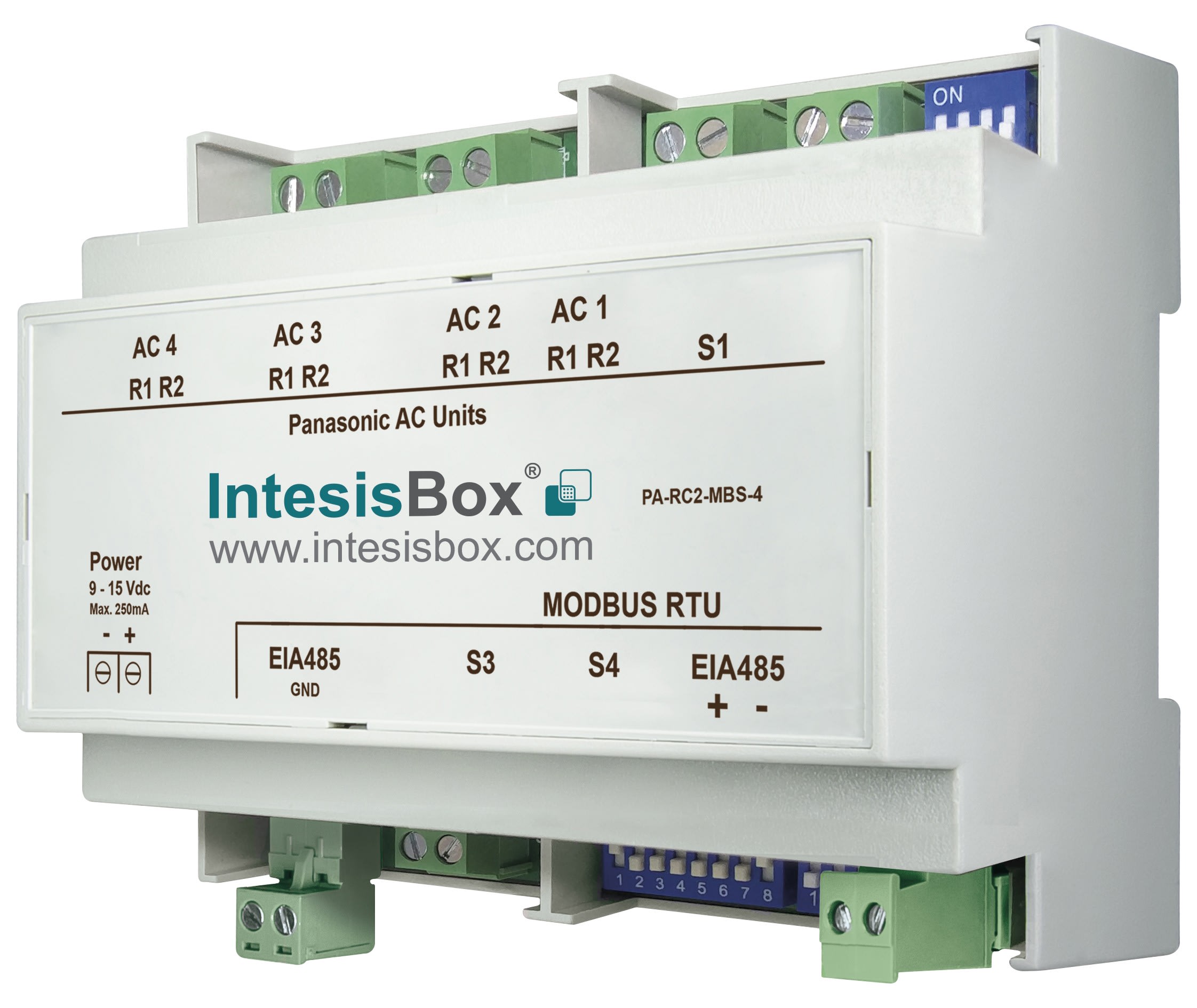 Panasonic Chauffage et climatisation - Interface Modbus pour contrôler 4 unités intérieures/groupes