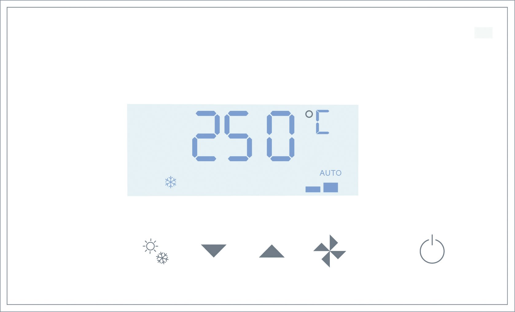 Panasonic Chauffage et climatisation - Télécommande Hôtel / Blanc / avec 2 entrées