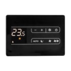 Panasonic Chauffage et climatisation - Téléco. numérique avec capteurs intégrés de QAI, de temp. et d?humidité (noir).