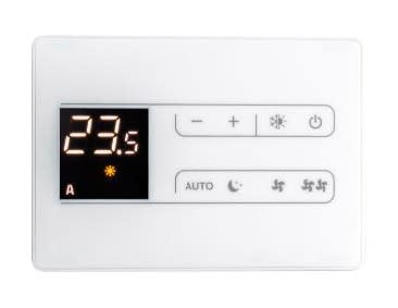Panasonic Chauffage et climatisation - Téléco. numérique avec capteurs intégrés de QAI, de temp. et d?humidité (blanc).