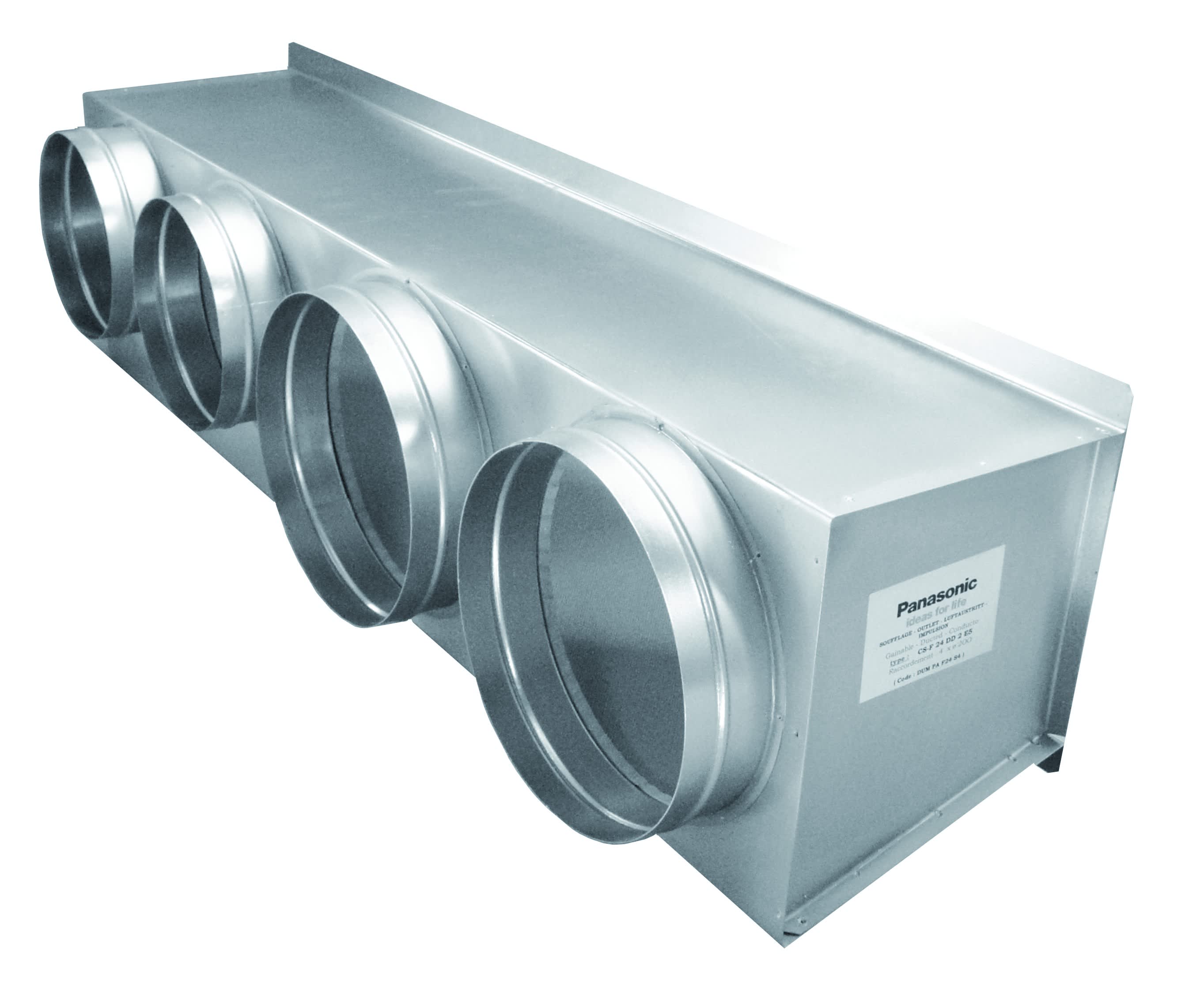 Panasonic Chauffage et climatisation - Plenum de sortie (3) pour gainables ultra compact Pac i & Eco i