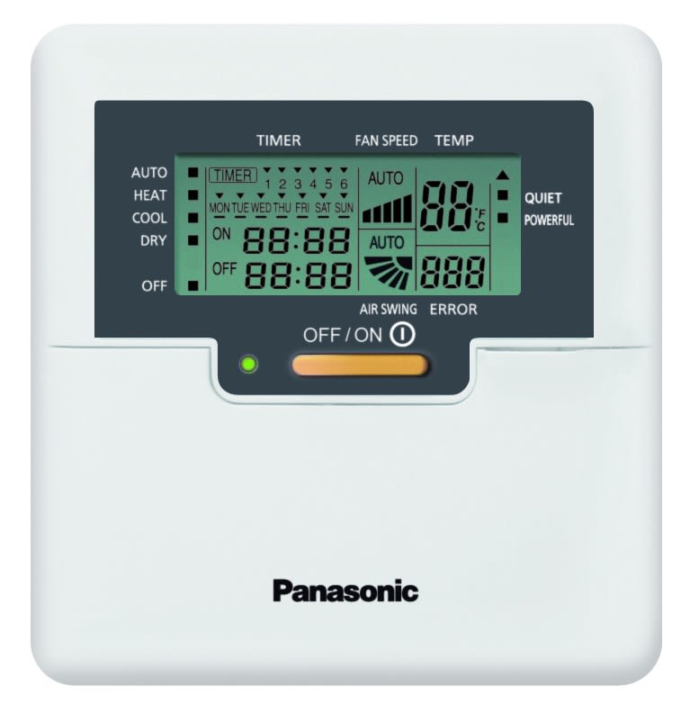 Panasonic Chauffage et climatisation - TELECOMMANDE FILAIRE (EN OPTION) Gainable / cassettes
