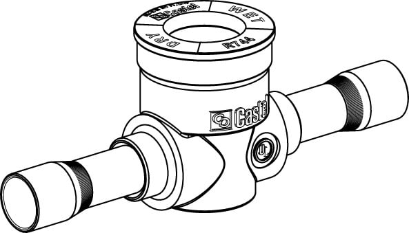 Panasonic Chauffage et climatisation - Indicateur de niveau, 130 bars, ?" (15,88) - 16 mm ODS