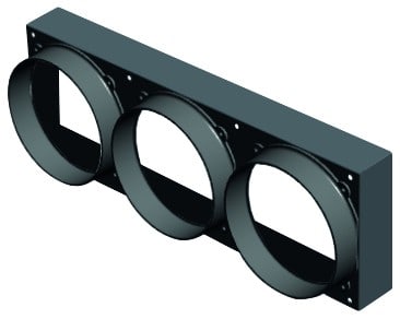 Panasonic Chauffage et climatisation - Plaque de retour avec 6 entrées pour ventilo-convecteurs type gainable