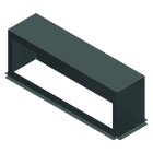 Panasonic Chauffage et climatisation - Plénum à 90° pour le racc. air extérieure