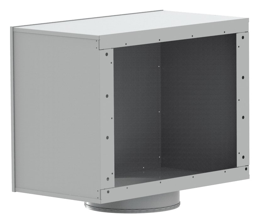 Panasonic Chauffage et climatisation - Plénum d?admission d?air gainé (1 x DN 355 mm) pour VTVF140N et VTVF140P