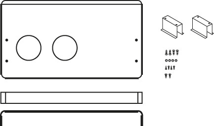 Panasonic Chauffage et climatisation - Kit installation parois vitrées RAC Solo taille 16