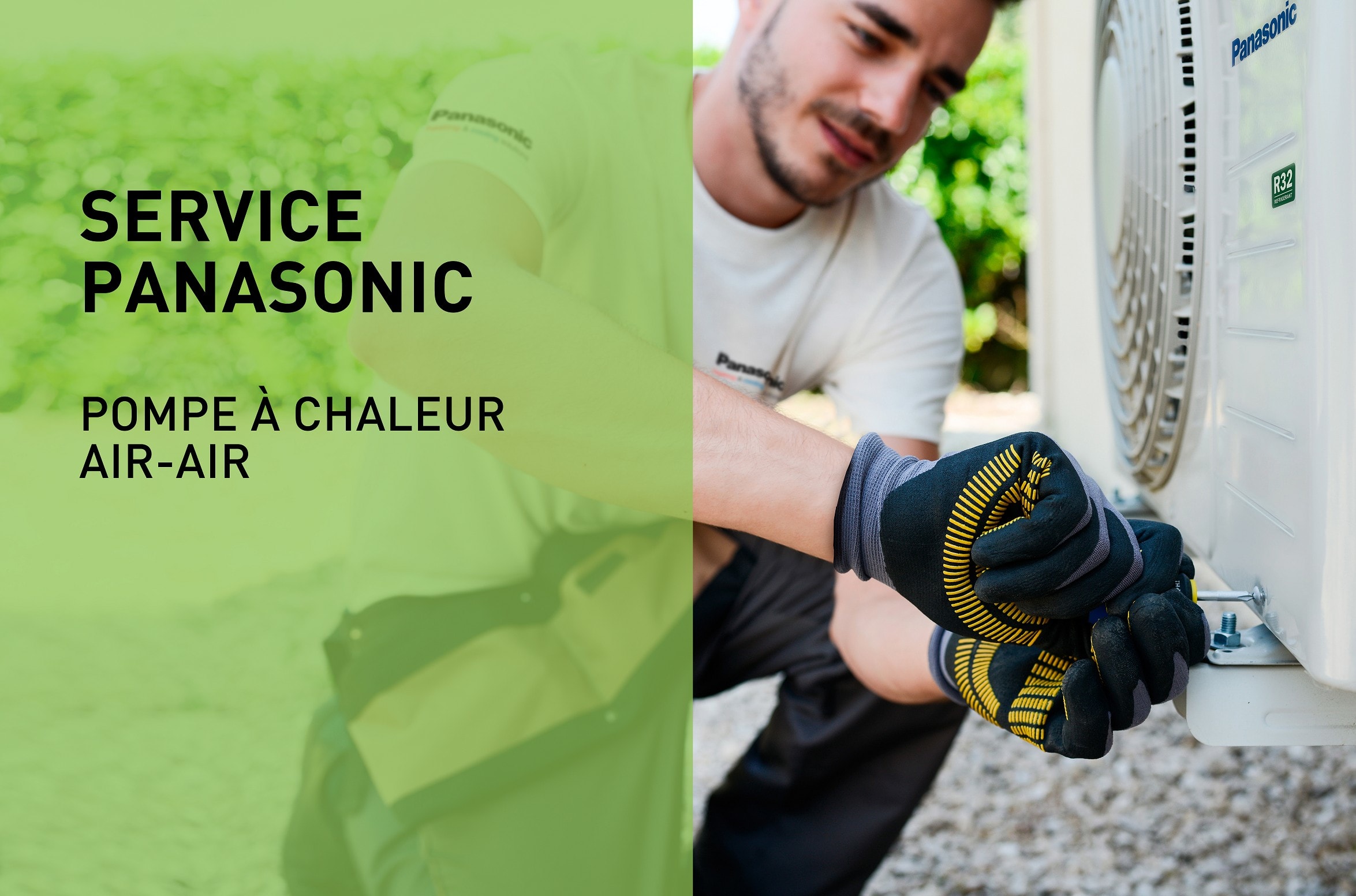 Panasonic Chauffage et climatisation - Mise en service 1 multisplit 2 ou 3 sorties prestation A