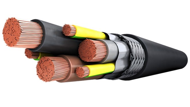 Top Cable - ROZ1-K EMC 3X150+3G25 0,6 1kV NOIR BLINDE 1000V