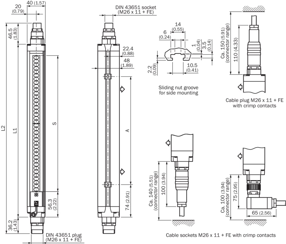 Sick - Barrages immatériels de sécurité, C40S-1302DA010