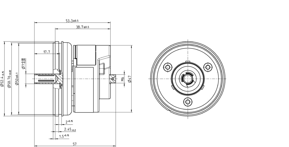 Sick - systèmes Feedback-moteur, CFS50-AAZ0-S03