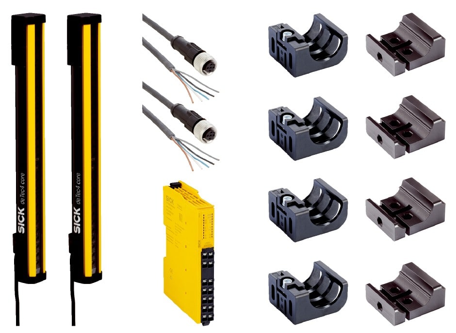 Sick - Barrages immatériels de sécurité, deTec4 Core Set 14/300