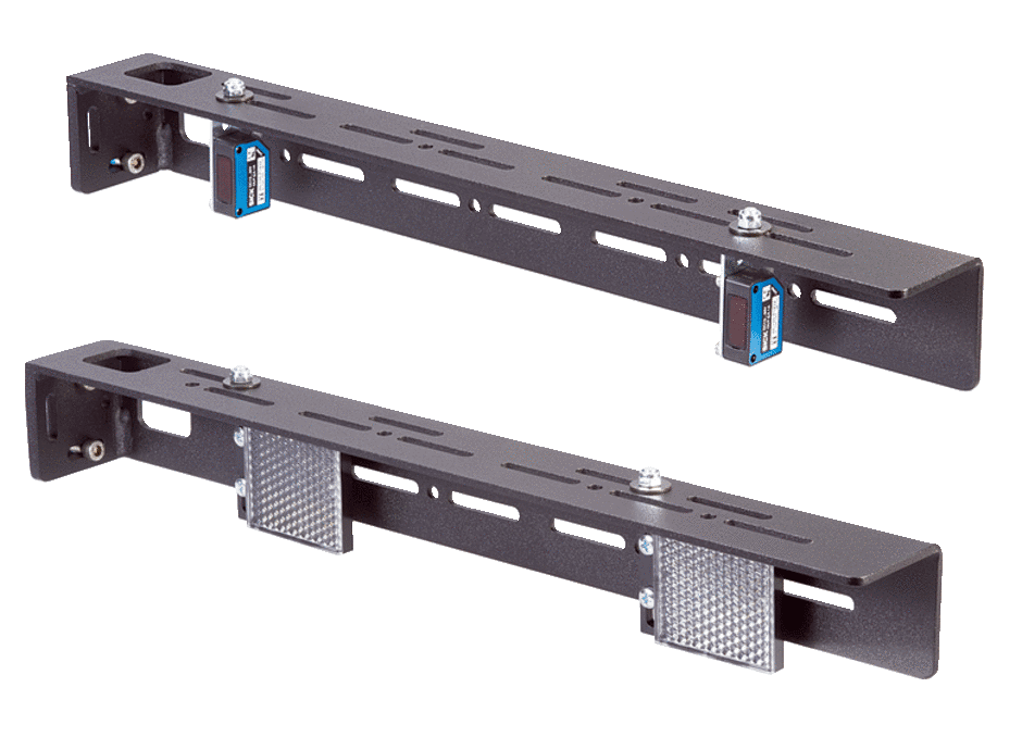 Sick - technique de fixation, Kit de bras d'inhibition (muting) M4000, 2 capteurs, inhi