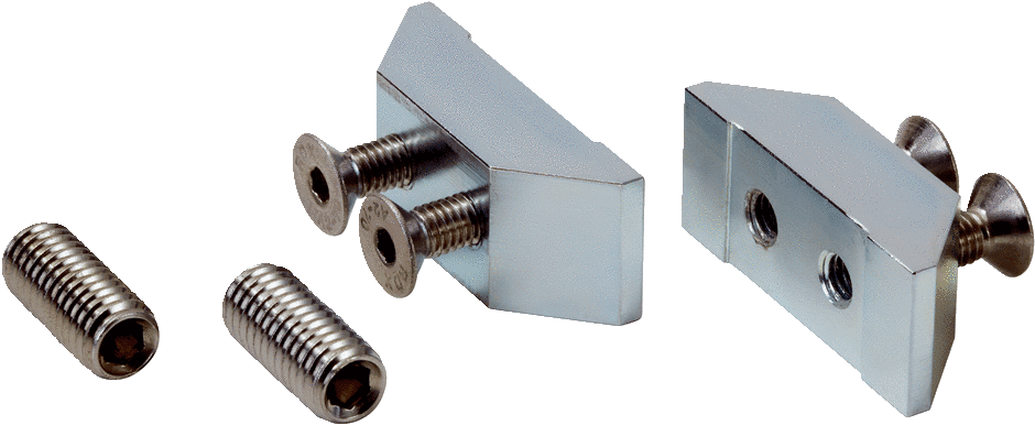 Sick - technique de fixation, 2x pièces de serrage, 2x vis