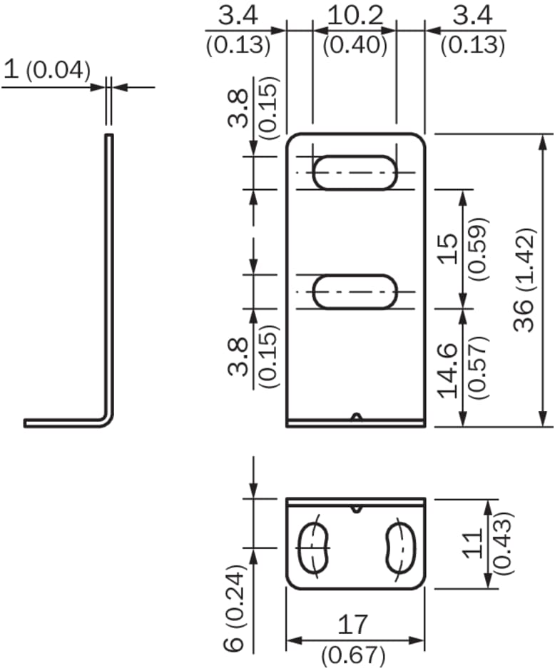 Sick - équerre de fixation, BEF-W2S-A