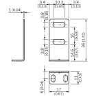 Sick - équerre de fixation, BEF-W2S-A