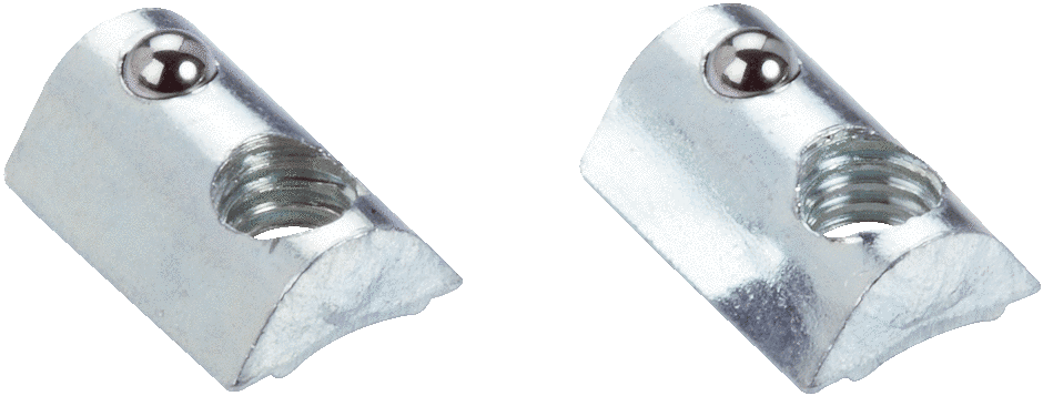 Sick - technique de fixation, Écrou coulisseaux