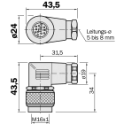 Sick - connecteurs et câbles, DOS-1612-W