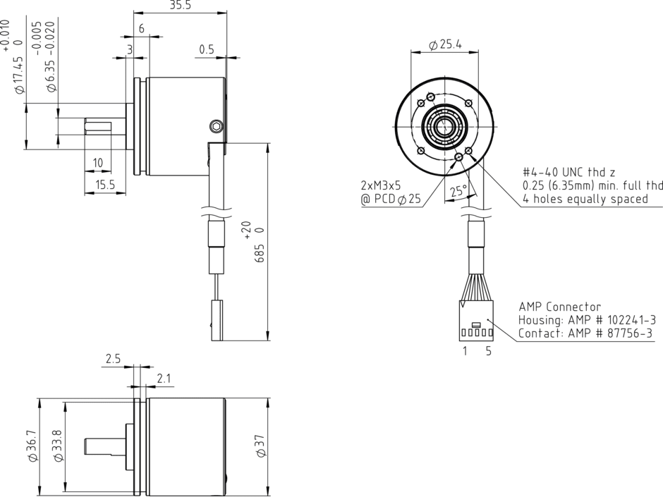 Sick - codeurs incrémentaux, DBS36E-S8AZ00S33