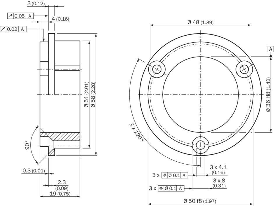 Sick - technique de fixation, BEF-FA-036-050-019